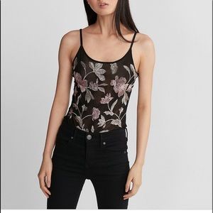 MOVING SALE BOGO 🥂 Express sheer floral bodysuit
